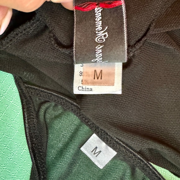 🌸ELEGANT MOMENTS🌸 FLORAL EMBROIDERED STAPPY BUST MESH EMPIRE WAIST NIGHTIE NEW - Picture 9 of 16